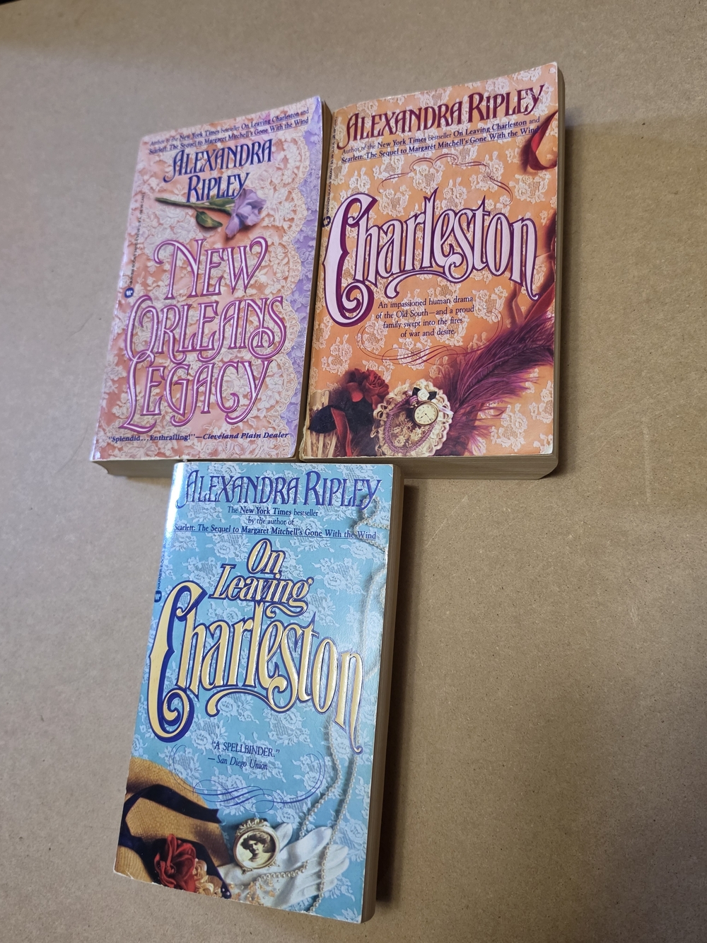 Alexandra Ripley 3‑Book Set – Charleston Series (Vintage Paperbacks)